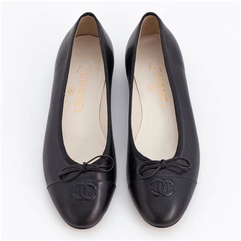 chanel ballerina heels|Chanel flats price euro.